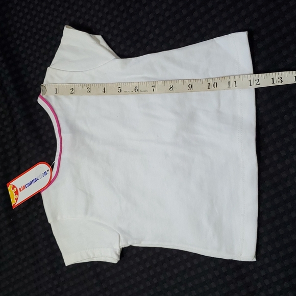 Kid Connection, Cutie-Fruity, white tee, cotton, size 12 months - Picture 9 of 9